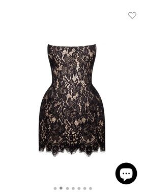 Milla Classic Black Corset Mini Dress